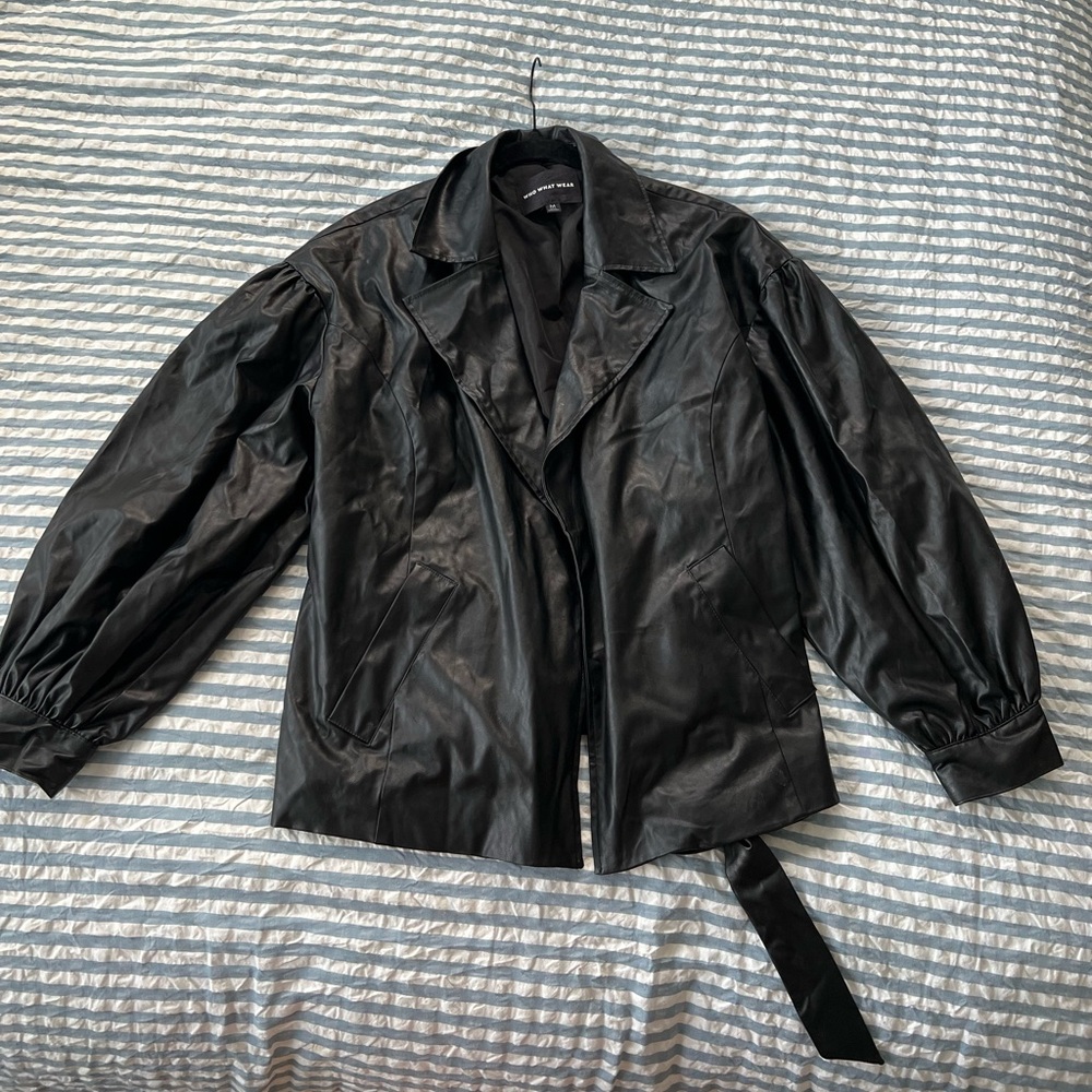 Faux Leather Jacket